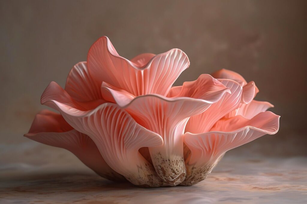 Pink Oyster Mushrooms