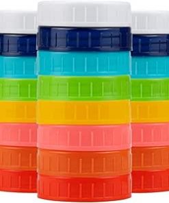 Plastic WIDE MOUTH Mason Jar Lids