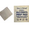 One Step 70% Isopropyl Alcohol Wipes – 100 Medical Pads – Individually Wrapped Sterile Wipes – Alcohol Wipes for Cleaning, Disinfection, Pre-Injection – Portable Antiseptic Wipes for On-the-Go UseOne Step 70% Isopropyl Alcohol Wipes – 100 Medical Pads – Indivi