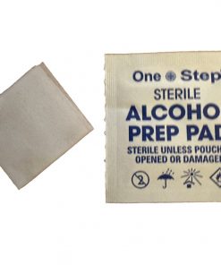 One Step 70% Isopropyl Alcohol Wipes – 100 Medical Pads – Individually Wrapped Sterile Wipes – Alcohol Wipes for Cleaning, Disinfection, Pre-Injection – Portable Antiseptic Wipes for On-the-Go UseOne Step 70% Isopropyl Alcohol Wipes – 100 Medical Pads – Indivi